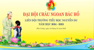 TRƯỜNG TIỂU HỌC NGUYỄN DU TỔ CHỨC ĐẠI HỘI CHÁU NGOAN BÁC HỒ