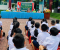 LIÊN ĐỘI TRƯỜNG TIỂU HỌC NGUYỄN DU TIẾP TỤC PHÁT ĐỘNG PHONG TRÀO "PHÂN LOẠI, THU GOM VÀ TÁI CHẾ VỎ HỘP SỮA" NĂM HỌC 2024 - 2025